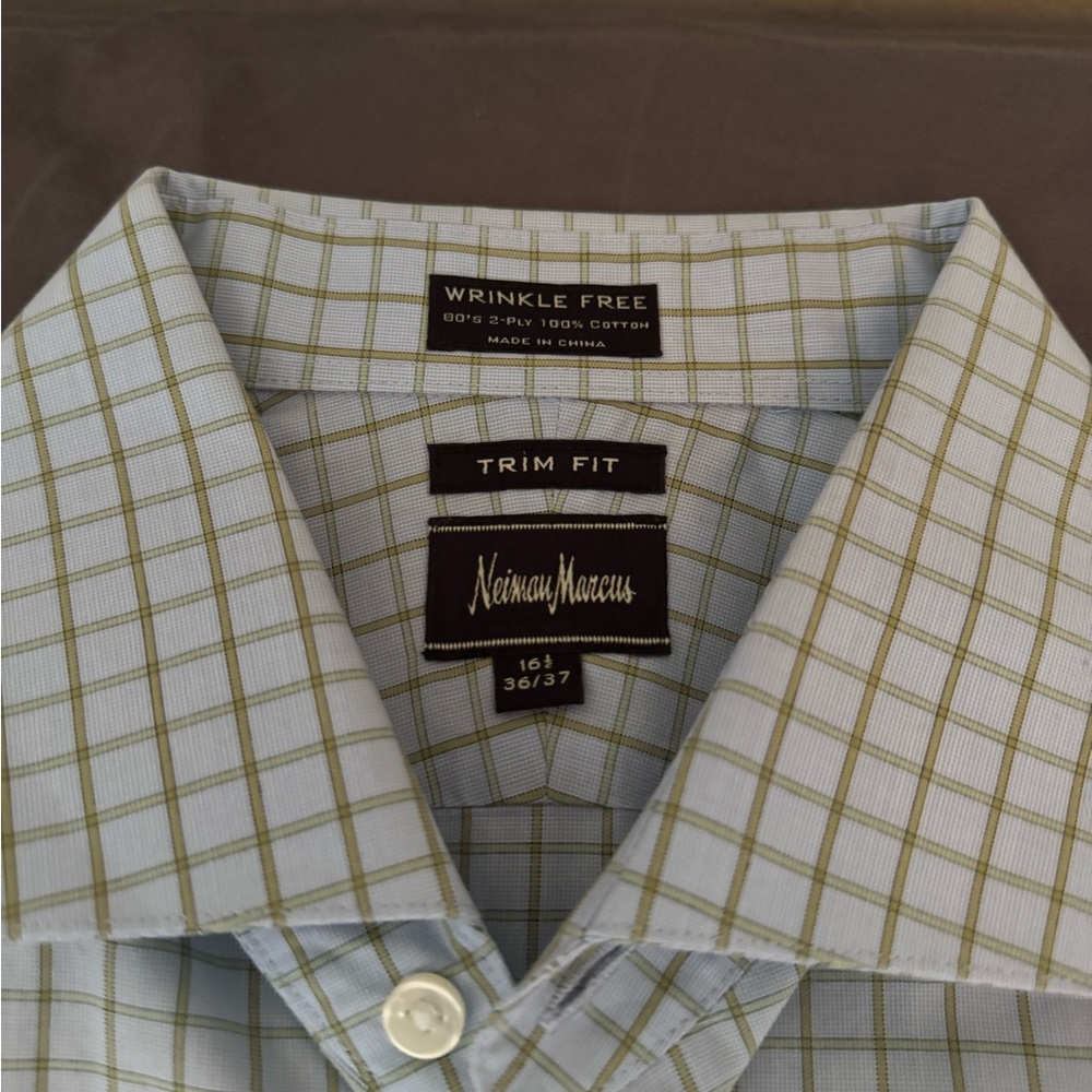 Neiman Marcus Blue and Green Dress Shirts
